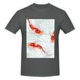 thumbnail image 4 of Bingfone Koi Fish Corals,Spring Summer Men'S Loose Fit Short-Sleeve Pocket T-Shirt, 4 of 7