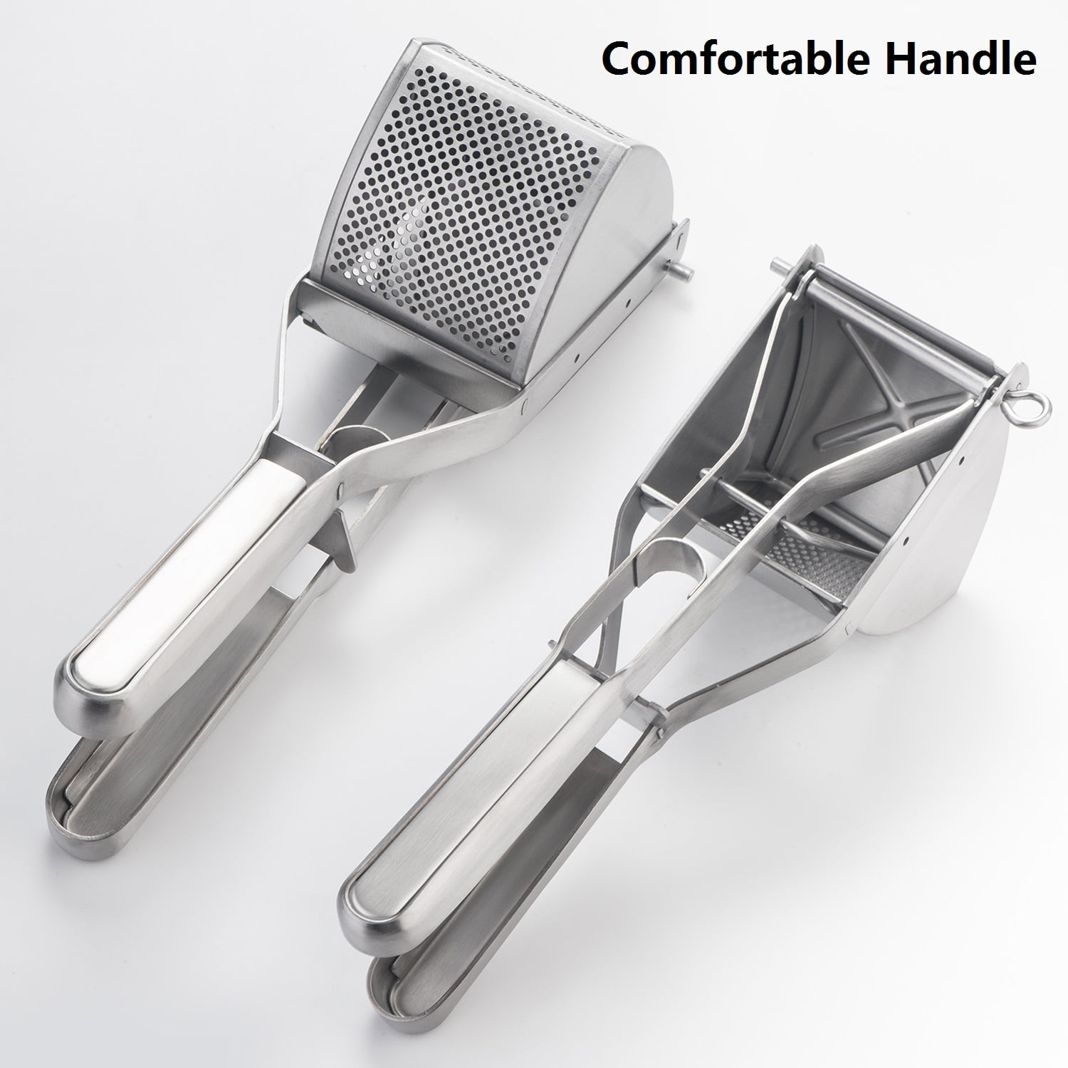 Potato Ricer Choxila Good Grip Potato Masher Stainless Steel Professional Masher Kitchen Tool