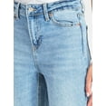 thumbnail image 4 of No Boundaries High-Rise Straight Leg Jeans, 30" Inseam, Women’s, 4 of 5