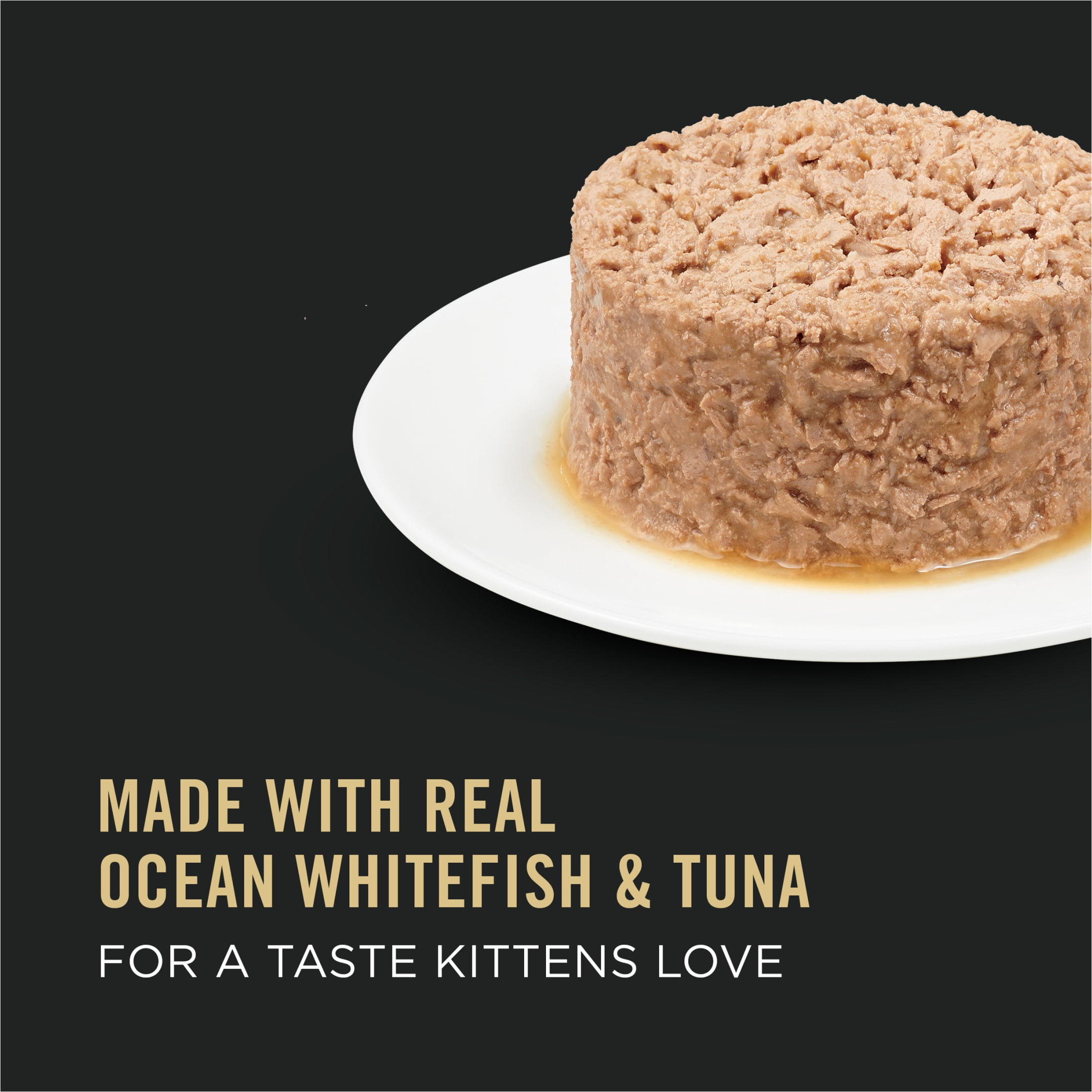 Purina Pro Plan, Ocean Whitefish Tuna, Wet Kitten Food, 3 oz Cans, 24 Pack