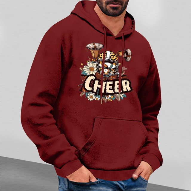Xihbxyly Sudadera Ligera y Transpirable para Hombre, Corte Tridimensional, Tecnología de Absorción Rápida Del Sudor, Ideal para Gimnasio, Ciclismo y Running, con Estampado Navideño.