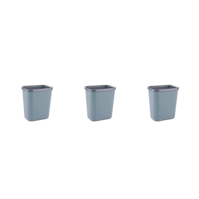 Baohd 1/2/3 Large Capacity Garbage Bin Hotel - Solution For Any Hotel Room Bathroom Grey 8L+Ring 3PCS