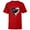 Red, variant on Disney Descendants 3 Mal Heart Dragons Motif - Short Sleeve T-Shirt for Kids -Customized-Black