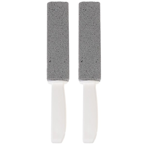 Limpiador de baño de piedra pómez portátil, 2 uds., cepillo para azulejos, fregaderos, herramienta de limpieza de bañera