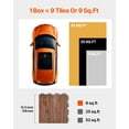 thumbnail image 6 of VEVOR Dance Floor Tiles, 12.4 x 12.4 in 9 Piece Interlocking Dance Flooring, Portable Dance Practice Floor with Cushioned Base (Oak Wood Grain, 9 sq. ft/Box ), 6 of 9