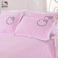 thumbnail image 4 of Hello Kitty Cartoon Embroider Pillow Case My Lux Decor Round, 4 of 14