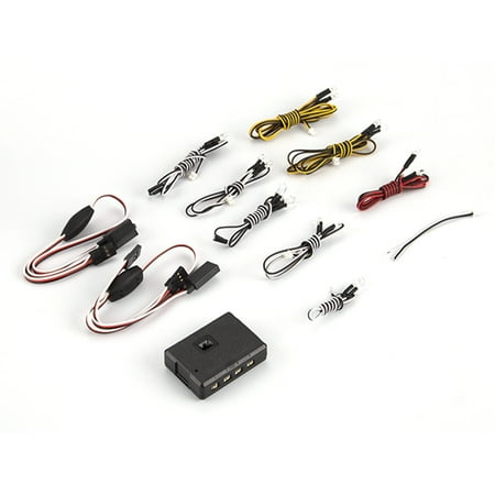 Light Control Unit Killerbody LED Light Unit Set with Control Box 17Pcs LEDS for KB 1/10 MARAUDER Ⅱ Axial SCX10 Traxxas -4 RC Car ()
