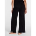 thumbnail image 4 of Joyspun Women’s Lace Trim Ribbed Pants, 30'' Inseam, Sizes XS-3X, 4 of 6