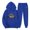 Blue, variant on WILLBEST Hoodies for Men Oversize Sweatshirt Autumn and Winter Men's Letter Print Long Sleeve Hoodie Loose Fashion Sweatshirt Casual Sports Set