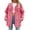 Pink, variant on Plus Size Jean Jacket Womens Plus Denim Stretch Denim Jacket, Women's Oversized Mid Long Denim Jacket Jean Biker Coat S-91 Dark Blue S