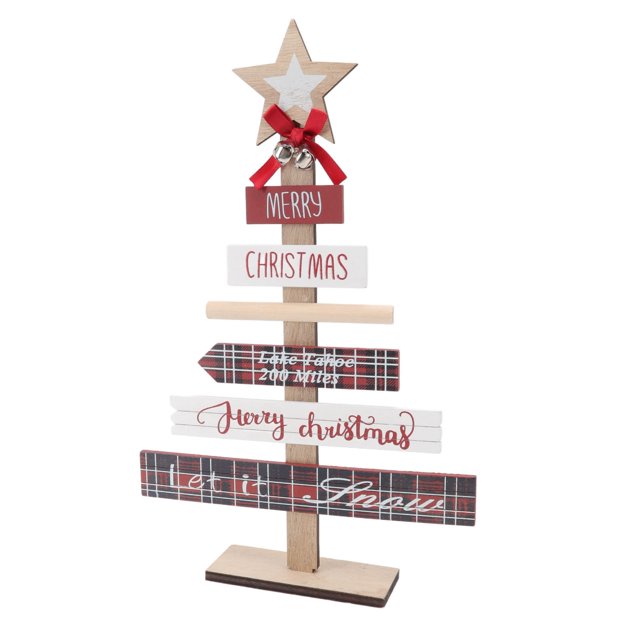 Christmas Signs Decor, Bells Star Wooden Indoor Christmas Signs Reusable Base For Home ANGGREK Otros
