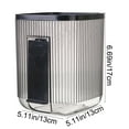 thumbnail image 4 of Small Trash Can with Lid, Mini Trash Can for Bathroom, Office and Bedroom, Small Bathroom Garbage Can with Swing Top, Compact Waste Basket for Desk, Dorm & Home, Black - Xuniizn, 4 of 7