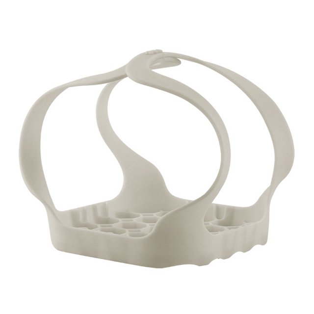 CAROOTU Portable Nonstick Silicone Roasting Roast Pork Fish Rack Trivet Cooking Steamer