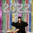 thumbnail image 4 of PMU Graduation 2022 - New Years 2022 Silver Balloons with Multicolor Curtain Backdrop Party Kit Decorations Pkg/1, 4 of 6