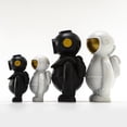 thumbnail image 3 of Estatuas de astronauti Escultura Adorno de estatuilla Artes y manualidades para Accesorios de escritorio Decoración de Mini juguetes nór Soledad  figuritas de astronauta, 3 of 10