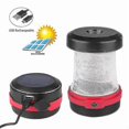thumbnail image 2 of Blessed 3 Mode Led Outdoor Power Bank Solar Powered Flashlight Usb Rechargeable Collapsible Camping Lamp, 2 of 3