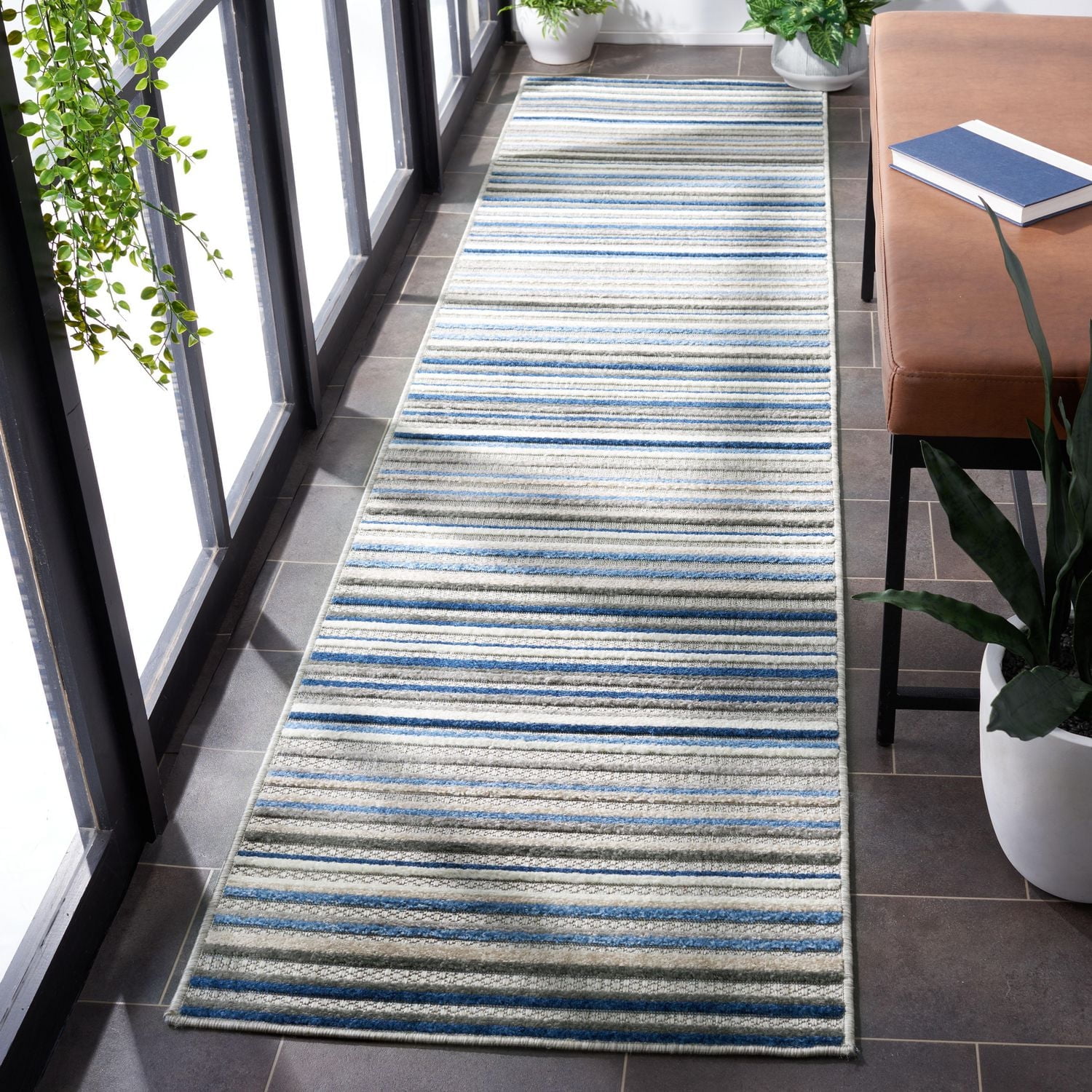 Safavieh Cabana Siomha Tapis Rayé Extérieur