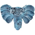 thumbnail image 1 of Sungmor Estatua de Maceta con Cabeza de Elefante, Maceta de Resina Premium y Suculenta Pintada a Mano, Maceta Colgante de Pared con Cerca de Barandilla, Adorno Decorativo de Jardín para Arte de Pared, 1 of 8