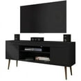 thumbnail image 2 of Manhattan Comfort Bradley 4 Shelves Wood TV Stand for TVs up to 60" in Black, 2 of 11