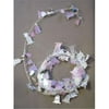 Party Deco 04547 9 ft. Iridescent White Bells Wire Garland - Pack of 12