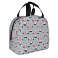 thumbnail image 2 of Fotbe Christmas Gnome 1 Bolsa Térmica con Estampado y Forro de Aluminio Grueso Bolsa de Almuerzo con Bolsillo Frontal para Hombres y Mujeres, Ideal para Trabajo, Escuela, 2 of 8