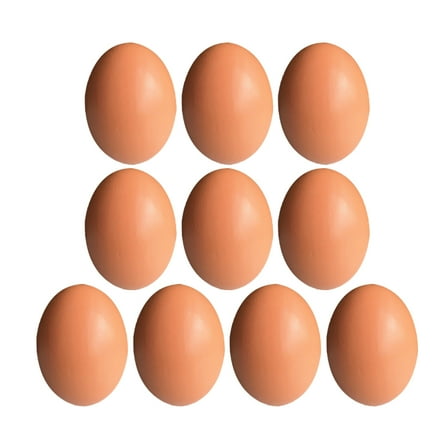 SOPOTUTU 10Pcs Realistic Eggs Chocolate Egg Shaped Toys For Kids Easter Celebration