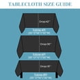 thumbnail image 2 of Mantel VidaFete de poliéster, 180 g/m², 229 x 335 cm, rectangular, negro, 2 of 6