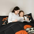 thumbnail image 5 of Castle Fairy Gamer Ice Hockey 3-Piece Full Size Comforter Sets for Teens Boys Girls,Sport Theme Bedding Comforter Set,Gothic Style Lightweight Bedding Sets,Super Cozy Room Decor, 5 of 8
