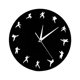 thumbnail image 4 of Reloj de pared de acrílico, decorativo, único, silencioso, reloj colgante para dormitorio y cocina en estilo rústico., 4 of 9