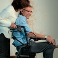 thumbnail image 5 of KMINA - Rollator Wheelchair Combo Narrow, 2 in 1 Rollator Walker & Transport Chair Black, 5 of 7
