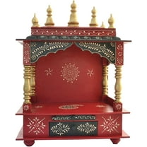 Homecrafts Home Temple/Pooja Mandir/Wooden Temple/Temple for Home/Mandap- Medium