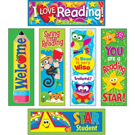 Bookmark Combo Packs - Trend, TEPT12907, Reading Fun Bookmark Combo Pack, 6 / Pack, Multicolor
