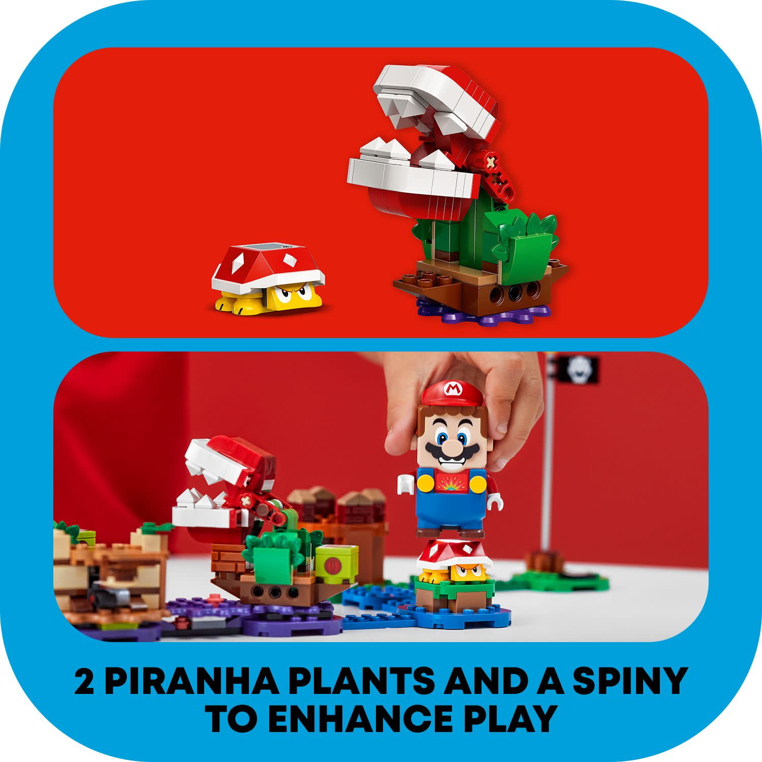 Lego super mario piranha plant puzzling challenge sale