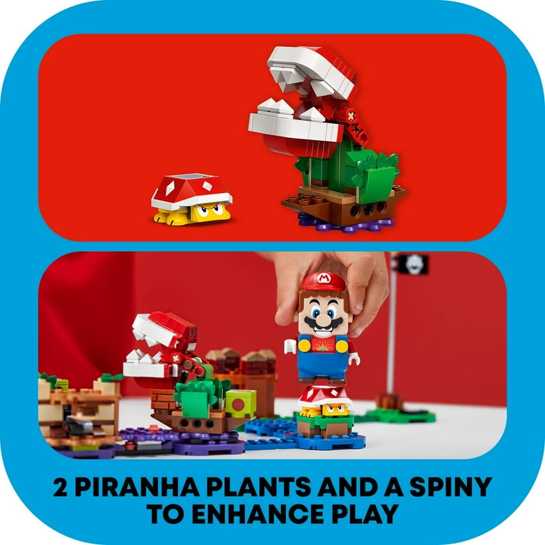 Free Shipping LEGO Super Mario Piranha Plant Puzzling Challenge Expansion Set 71382 Building Kit Unique Toy for Creative Kids 267 Pieces Walmart
