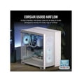 thumbnail image 2 of Corsair 6500D AIRFLOW Mid-Tower Dual Chamber PC Case, White CC-9011260-WW, 2 of 8