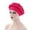 Hot Pink, variant on MSJUHEG Braid Turban Cap Twisted Braid Hat Braid Head Wrap for Women Beading Braid Hat Ruffle Cancer Wrap Cap Sleep Caps Hats for Women Fascinators Hats for Women Polyester 1PC Hat Black One Size