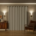 thumbnail image 2 of Sun Zero Oslo Extreme 100% Blackout Grommet Curtain Panel, 52"X120", Pearl, 1-Piece Single Panel, 2 of 9