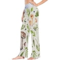 thumbnail image 2 of GZHJMY Women's Pajama Pants Wild Mushrooms Comfy Stretch Sleepwear Womens Wide Leg Pants Casual Loose Yoga Sweatpants Comfy Lounge Pajama, X-Large, 2 of 7