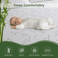 thumbnail image 7 of CshidWorld Full Size Waterproof Mattress Protector, Breathable Bamboo Viscose Waterproof Mattress Pad, Hypoallergenic &Noiseless Mattress Cover with 8-21"Deep Pocket, 7 of 7