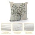 thumbnail image 4 of YINGXI Eucalyptus Leaves Decorative Pillow Cover Summer Truck Throw Pillow Case Buffalo Plaids Cushion Cover for Home Office Sofa Couch Decoration 24x24in, 4 of 5