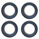 thumbnail image 1 of Juego de accesorios de bolas ranuradas profundas radiales planas con rodamiento esférico de 4 piezas para EquipmentGE40ES-2RS, 1 of 9