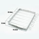 thumbnail image 3 of Fiudx Pinchos de Acero Inoxidable, Diseño Plano Giratorio de 360°, Longitud Extra para Un Manejo Sencillo, Calidad Auténtica para Una Limpieza Sin Esfuerzo, Ideal para Asar, Cocinar En Barbacoa, Reun, 3 of 6