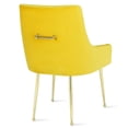thumbnail image 6 of Novogratz Huxley Dining Chairs, Mustard Yellow (2-pack), 6 of 10