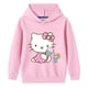 thumbnail image 2 of Hello Kitty-Sudadera con capucha de algodón para niñas, suéter con estampado bonito, jersey para bebé, Top, jersey para niños, ropa deportiva de ocio para niños, 2 of 5