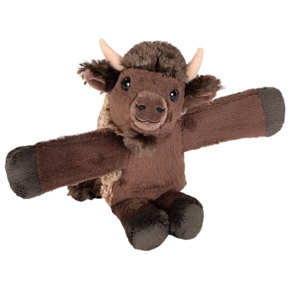 Wild Republic Huggers Bison, Stuffed Animal, 4.5 inch, Plush Toy, Eco Friendly