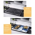 thumbnail image 2 of Large Induction Cooktop Protector Mat Navy Blue Christmas Stove Top Covers for Electric Stove, Snowman Xmas Snowflake Ball Winter Decorative Stove Burner Cover Mats, Glass Top Stove Cover, 2 of 7