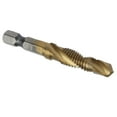(2Pack) Tap Drill Bits Hex Shank Titanium Coated Metric Screw