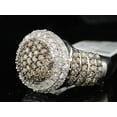 thumbnail image 2 of Brown Diamond Cocktail Ring Ladies 10K White Gold Round Fashion Band 2 Tcw., 2 of 10