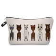 thumbnail image 1 of LSLJS Women Fashion Cosmetic Bag Zipper Coin Purse Wallet Card Holders Handbag, 1 of 2