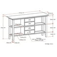 thumbnail image 5 of Atlin Designs Console Table in Rustic Natural Aged Brown, 5 of 5